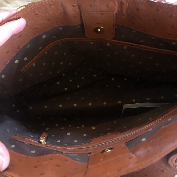 Kate Spade Brown Leather Bowler Purse - Picture 5 of 5